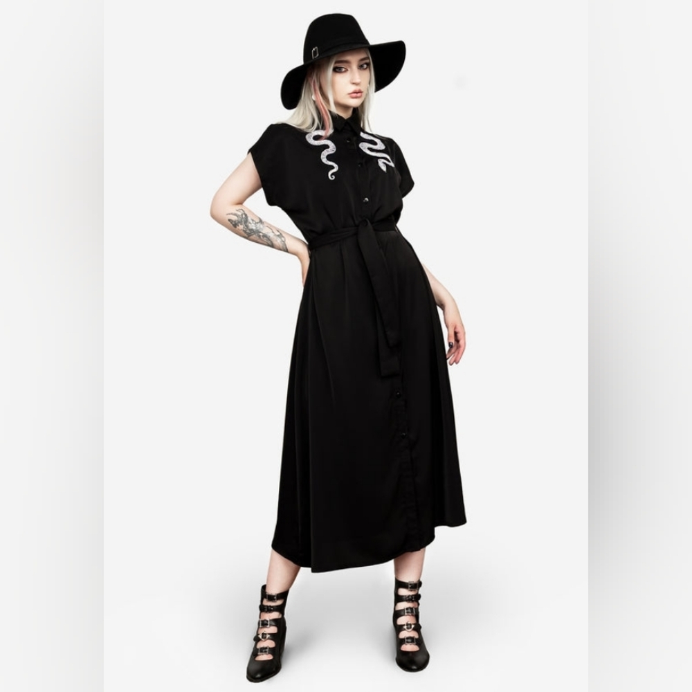 Disturbia Slither Relaxed Midi Dress | Women's 14